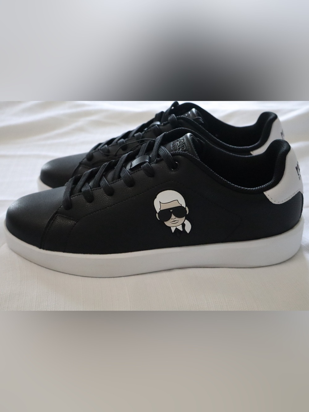 Karl Lagerfeld Men’s Black Sneakers – New Without Box (10.5)
